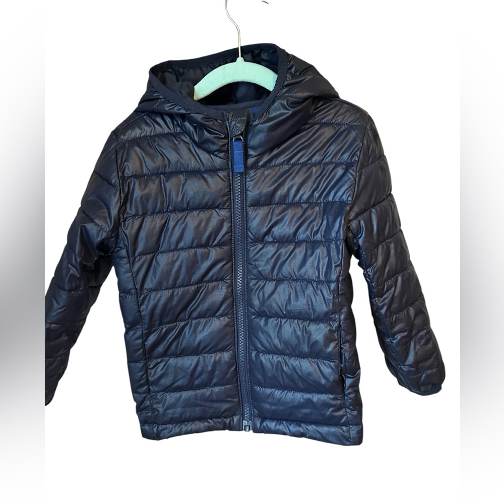 3T Primary Dark Blue Kids Lightweight Puffer Jacket